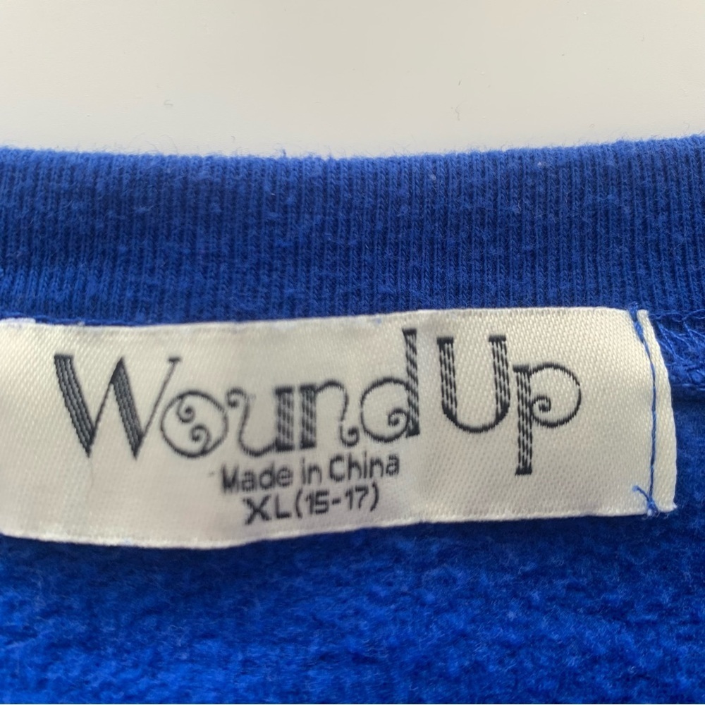 Wound Up Blue Sweatshirt - Busy Doing Nothing - Picture 2 of 4